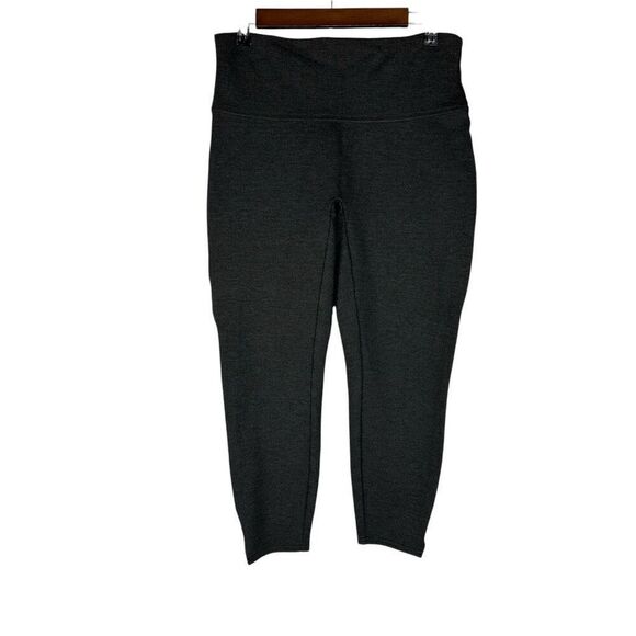 SPANX Gray Ponte Ankle Pant size Large Petite - Picture 1 of 8